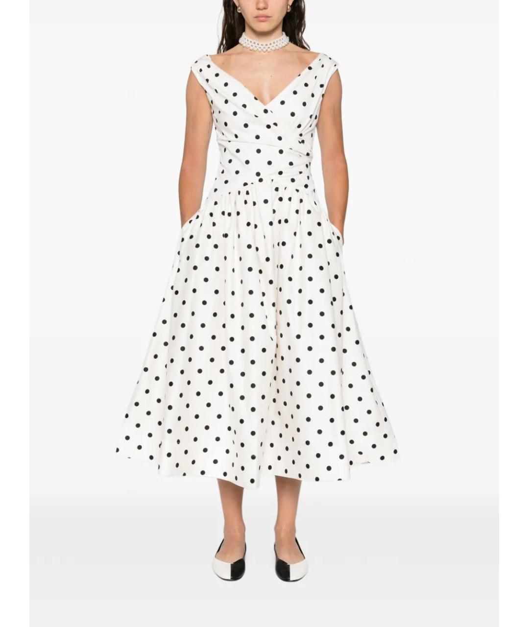 SELF-PORTRAIT Мульти хлопковое повседневное платье, фото 2