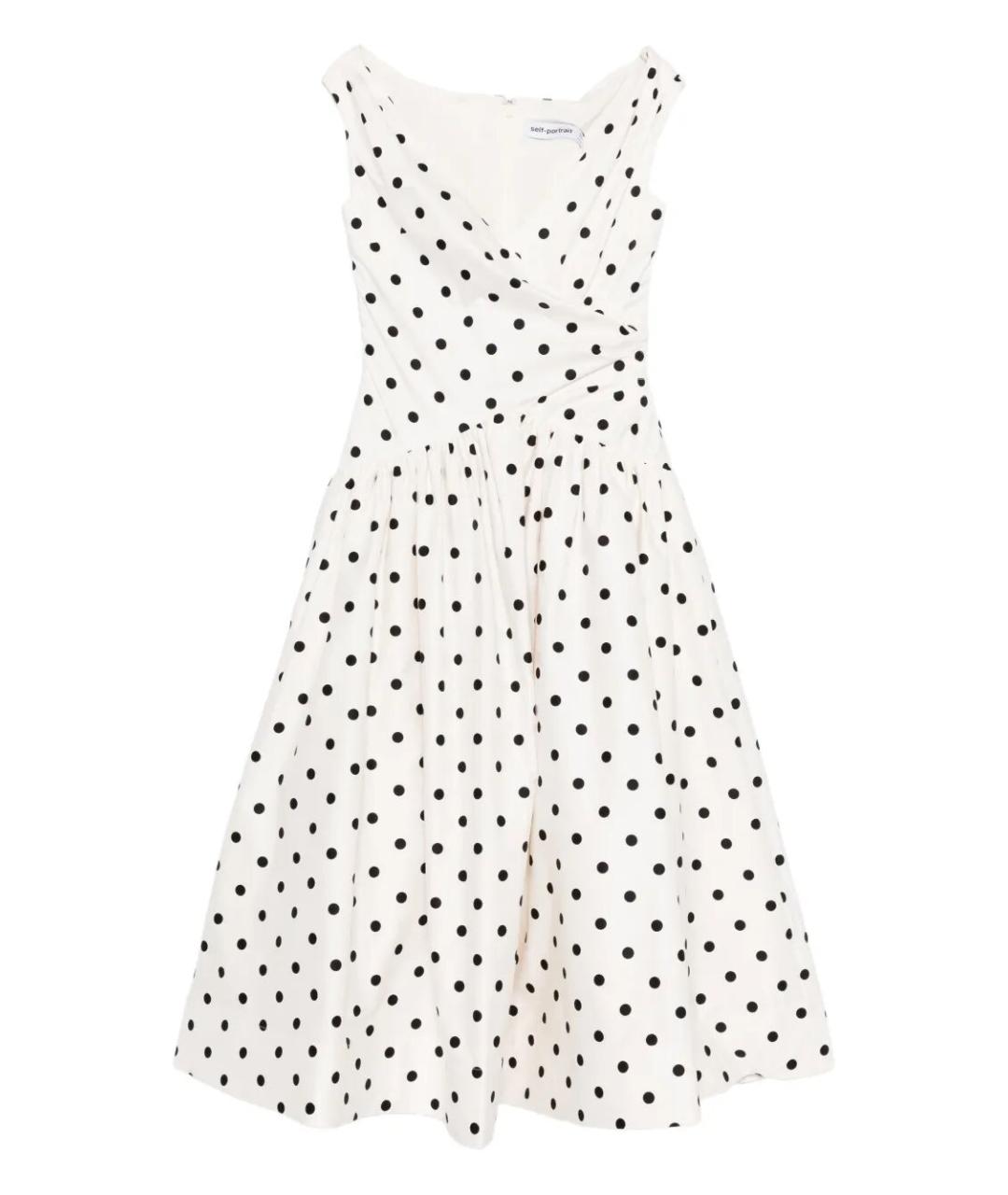 SELF-PORTRAIT Мульти хлопковое повседневное платье, фото 1