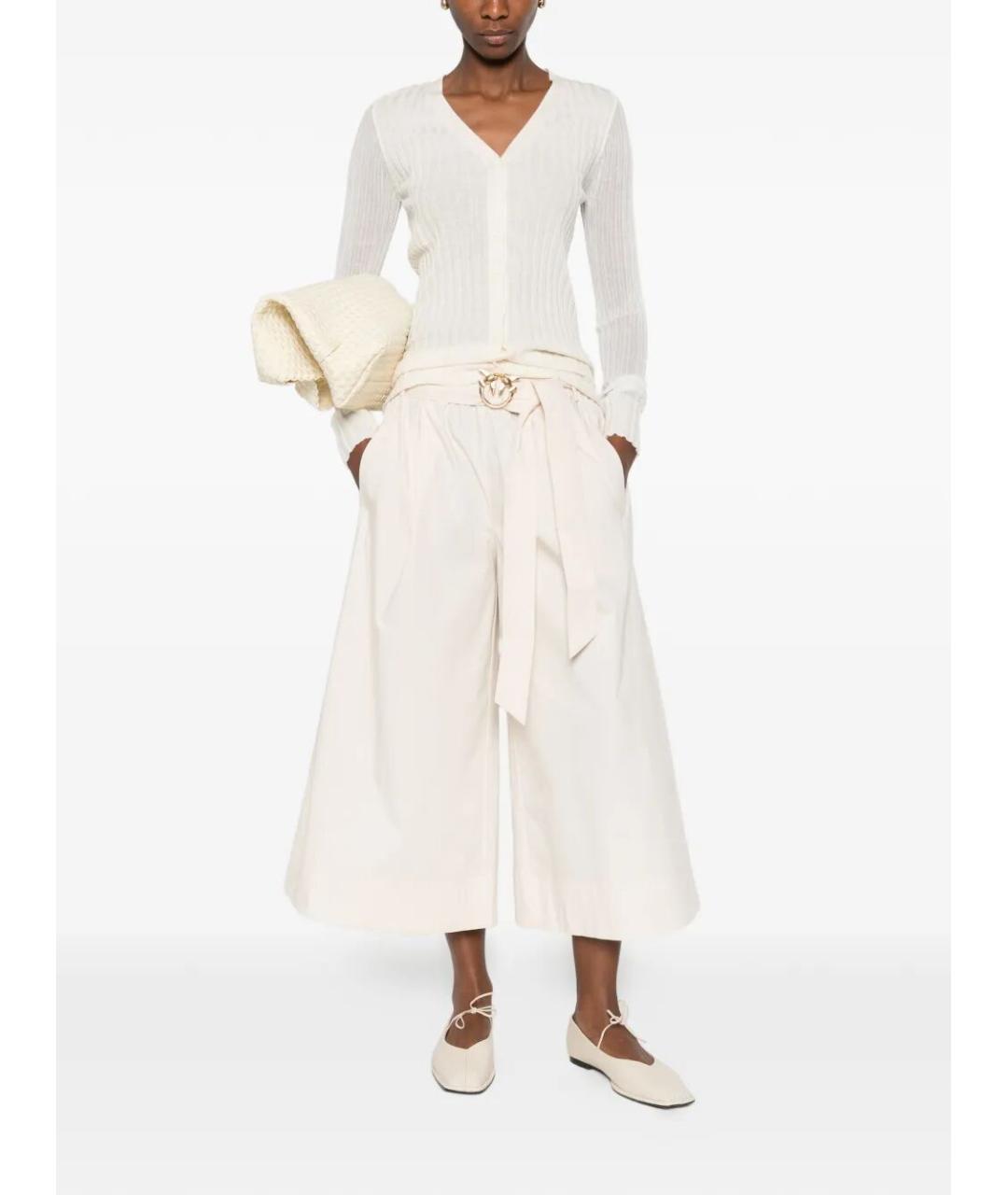 PINKO Бежевый шерстяной кардиган, фото 2