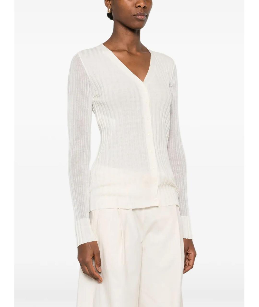 PINKO Бежевый шерстяной кардиган, фото 5