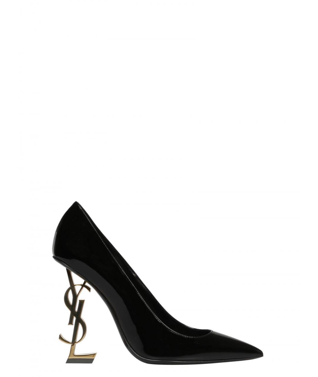 SAINT LAURENT Черные туфли из лакированной кожи, фото 1