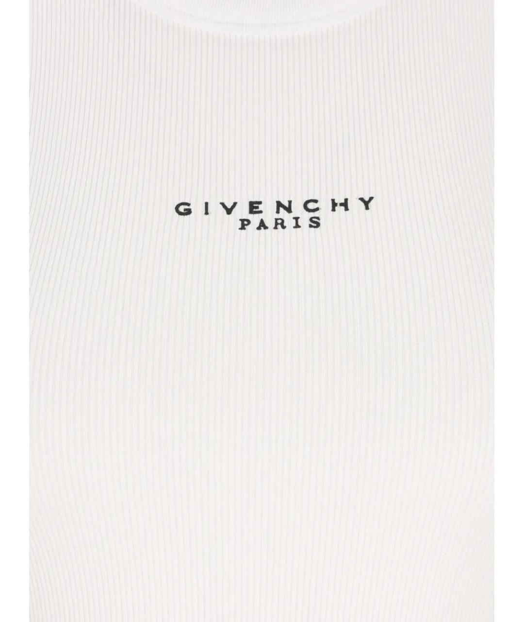 GIVENCHY Белая хлопковая майка, фото 4