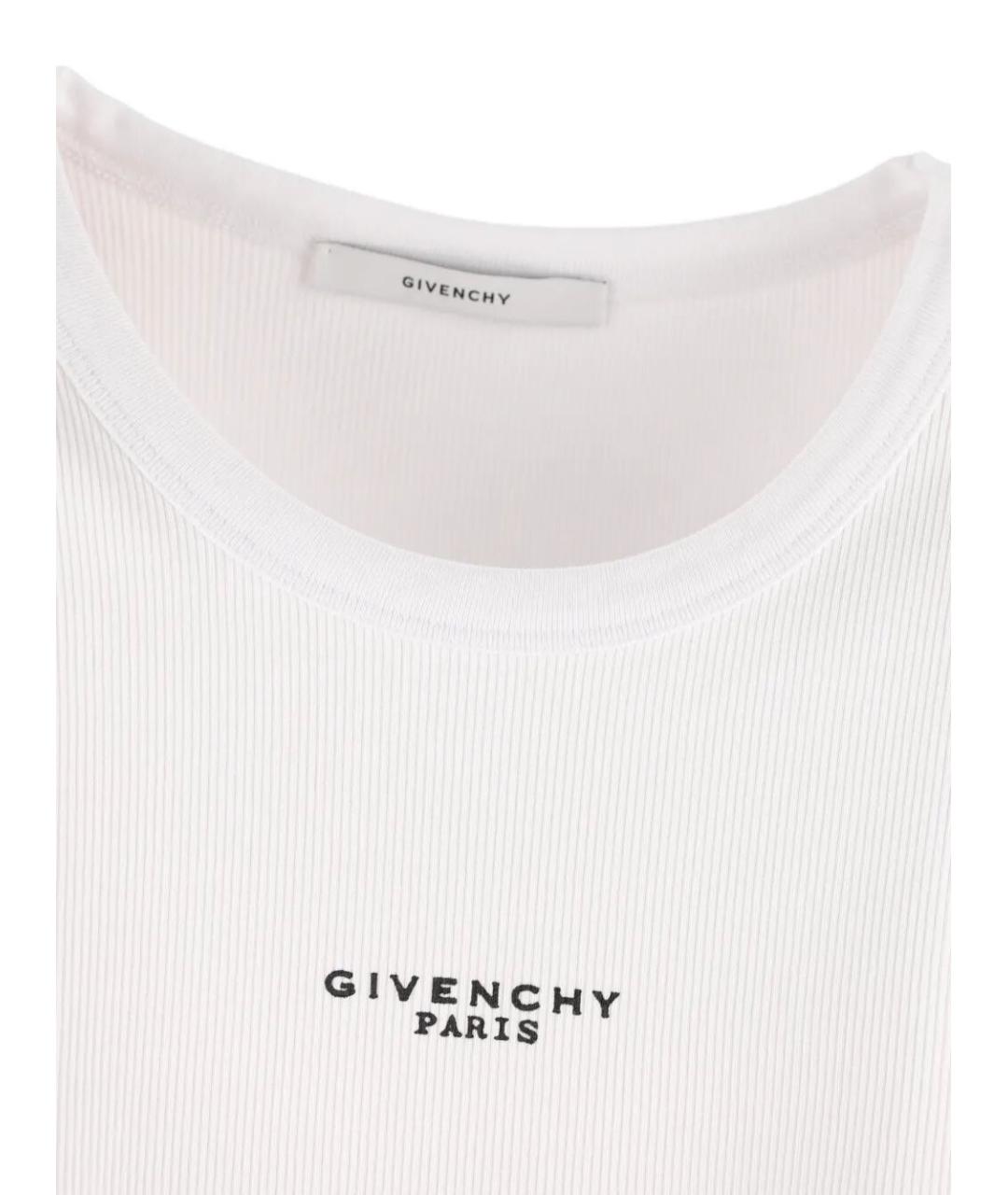 GIVENCHY Белая хлопковая майка, фото 3