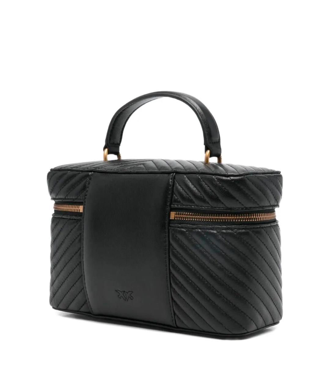 PINKO Черная кожаная сумка через плечо, фото 2