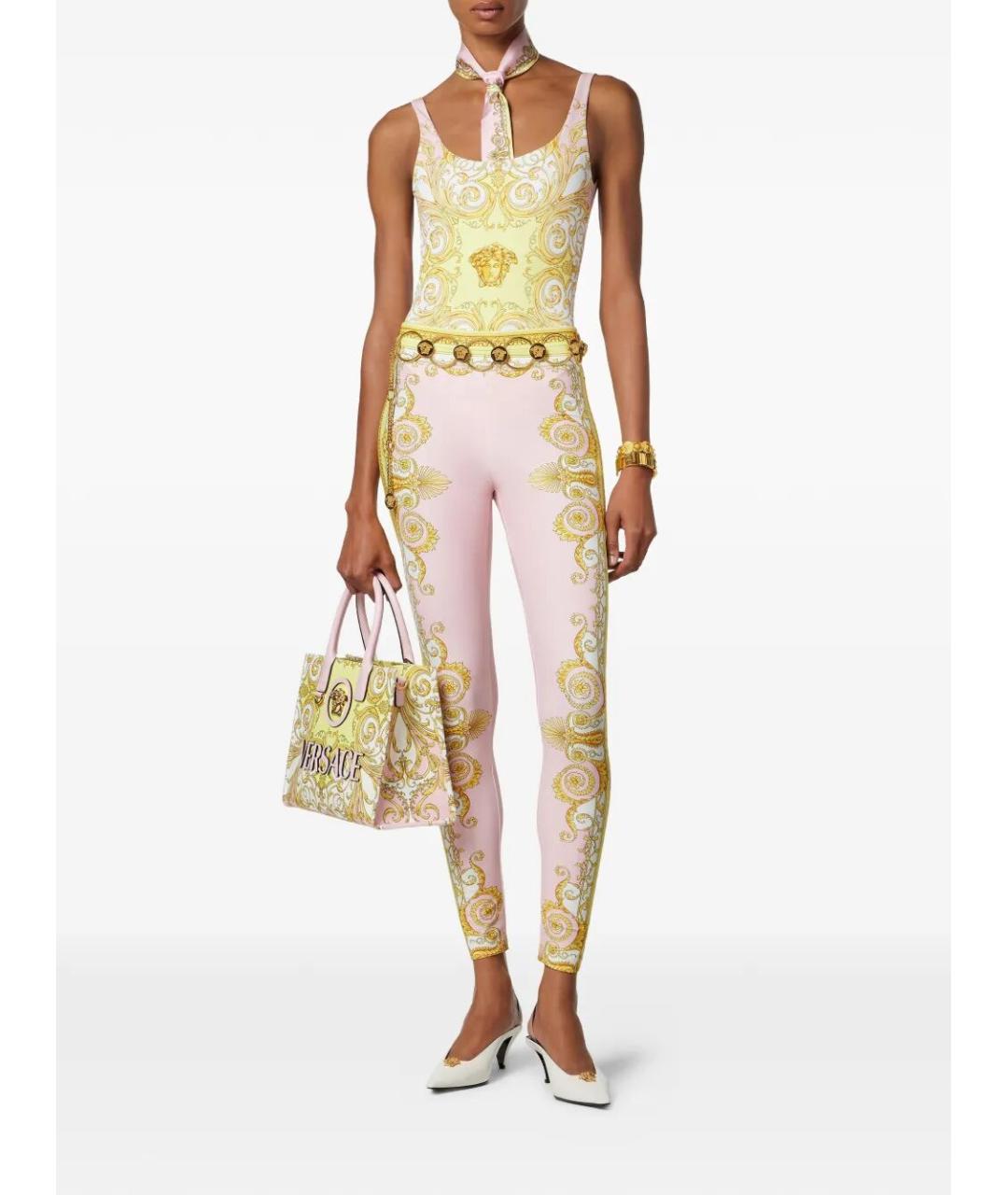 VERSACE Мульти полиамидовый купальник, фото 2