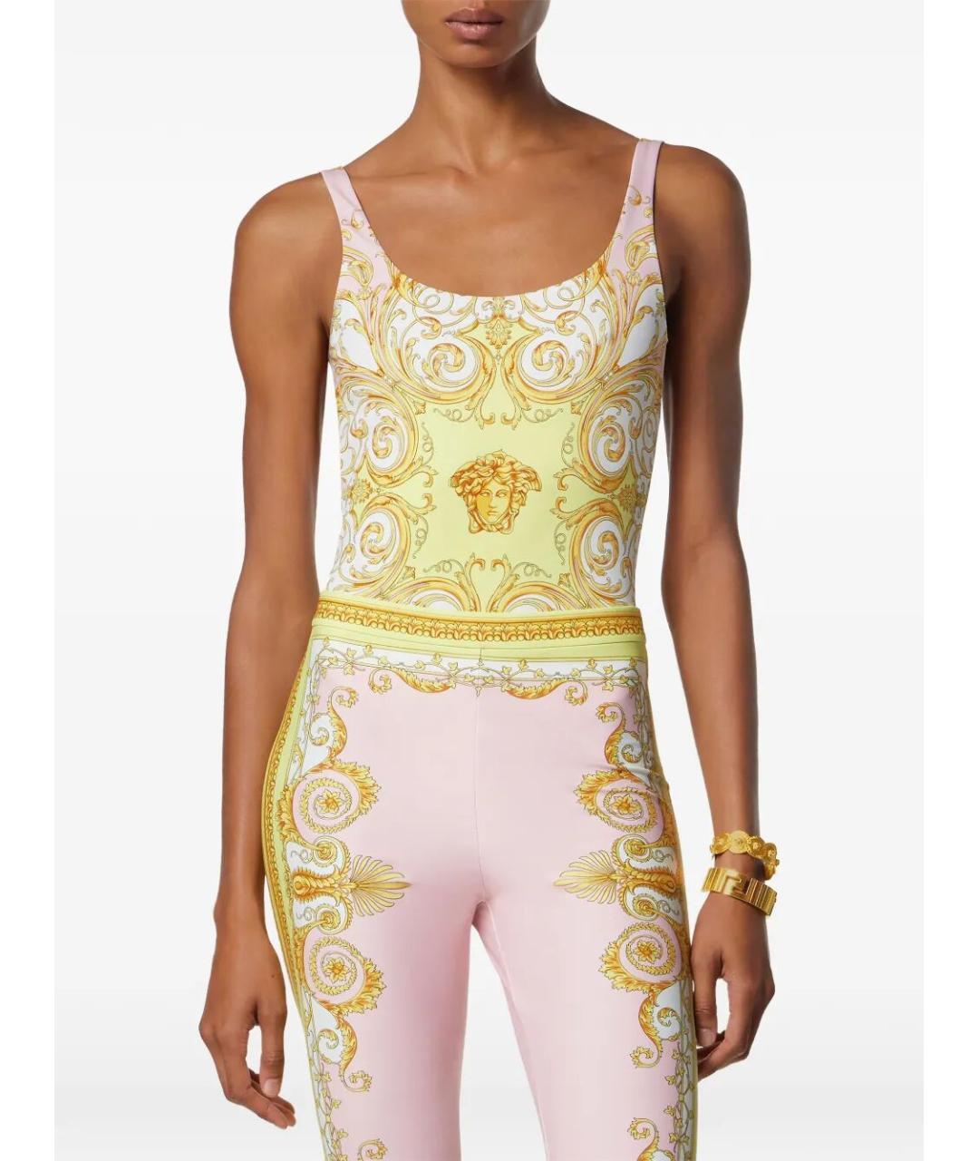 VERSACE Мульти полиамидовый купальник, фото 5