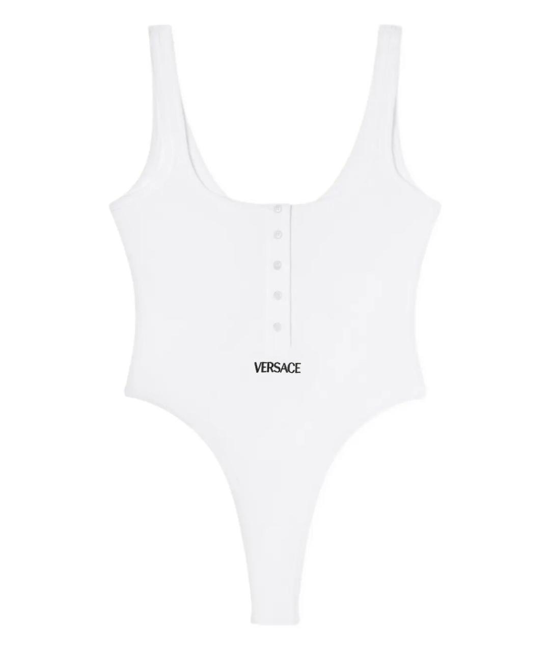 VERSACE Белое хлопковое боди, фото 1