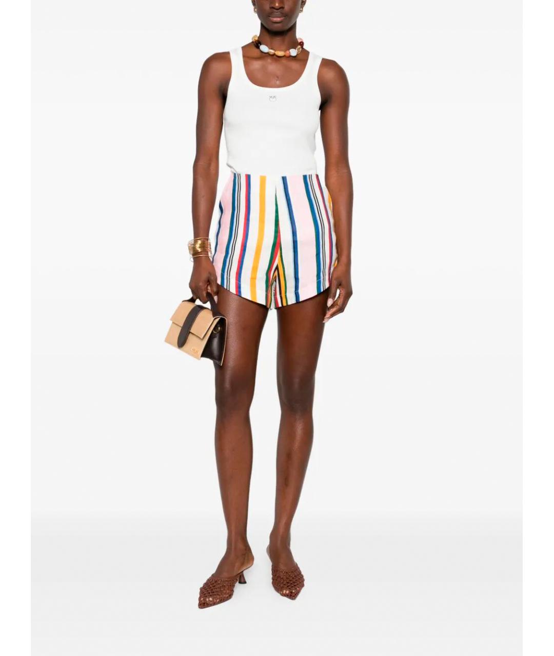 PINKO Белая хлопковая майка, фото 2