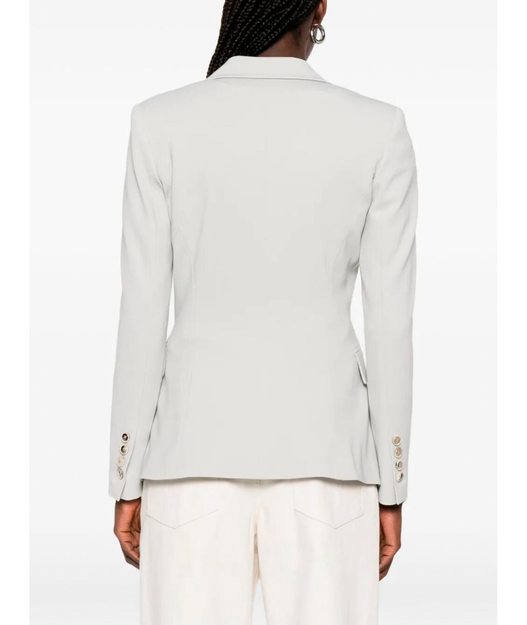 PINKO Серый вискозный жакет/пиджак, фото 4