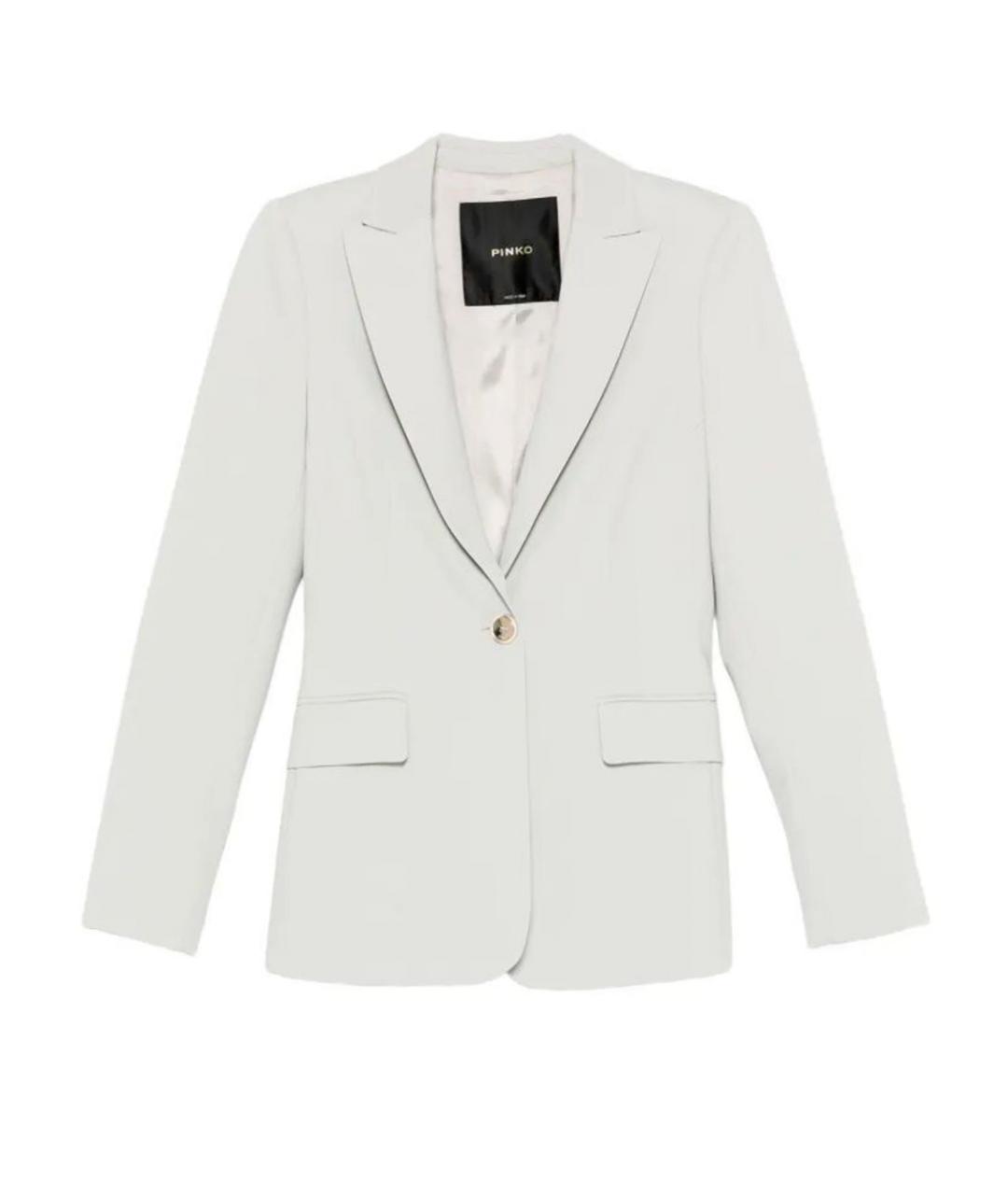 PINKO Серый вискозный жакет/пиджак, фото 1