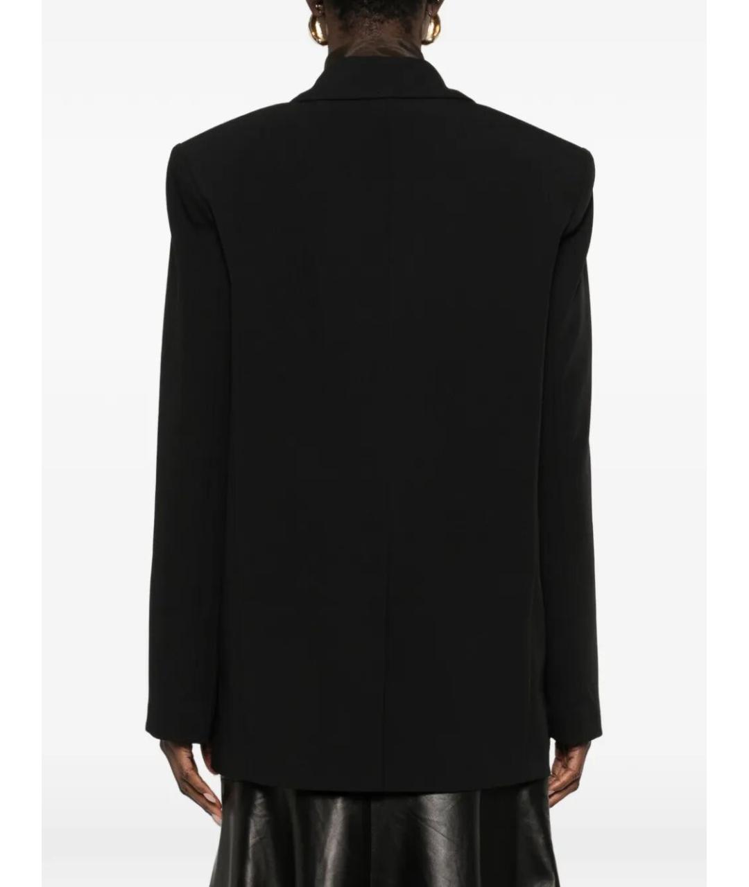 PINKO Черный полиэстеровый жакет/пиджак, фото 5