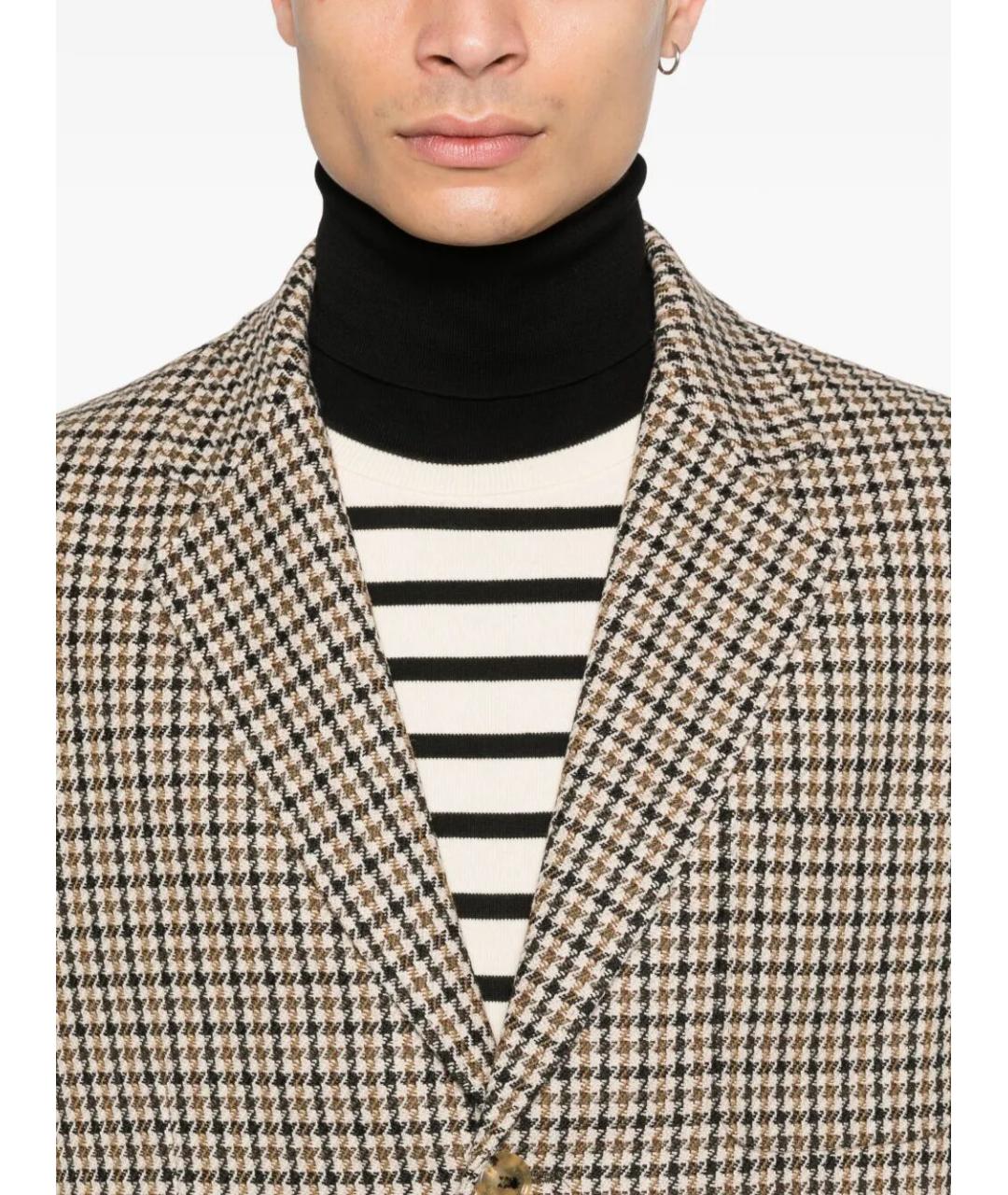 VALENTINO Мульти шерстяной пиджак, фото 3