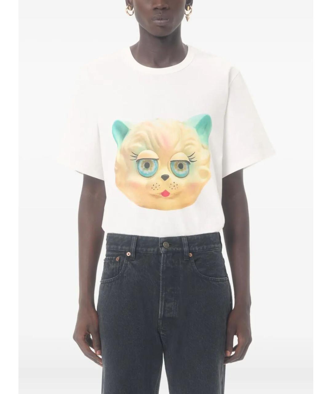 VALENTINO Мульти хлопковая футболка, фото 3