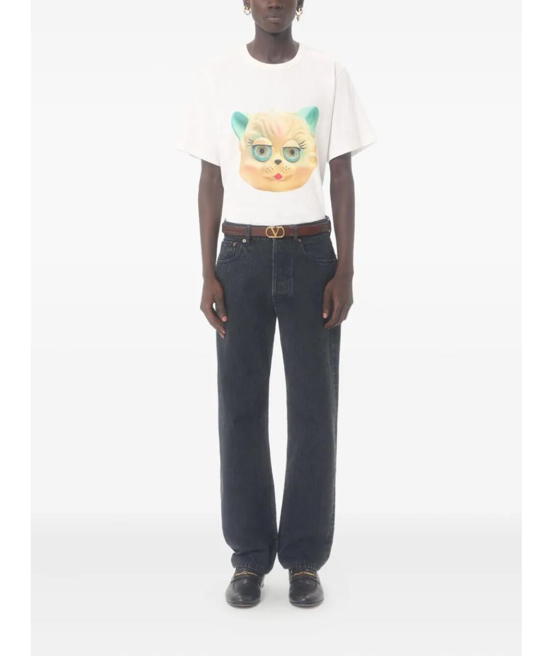 VALENTINO Мульти хлопковая футболка, фото 2