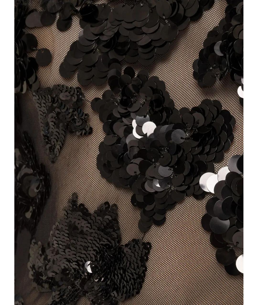 NISSA Черное полиэстеровое вечернее платье, фото 4