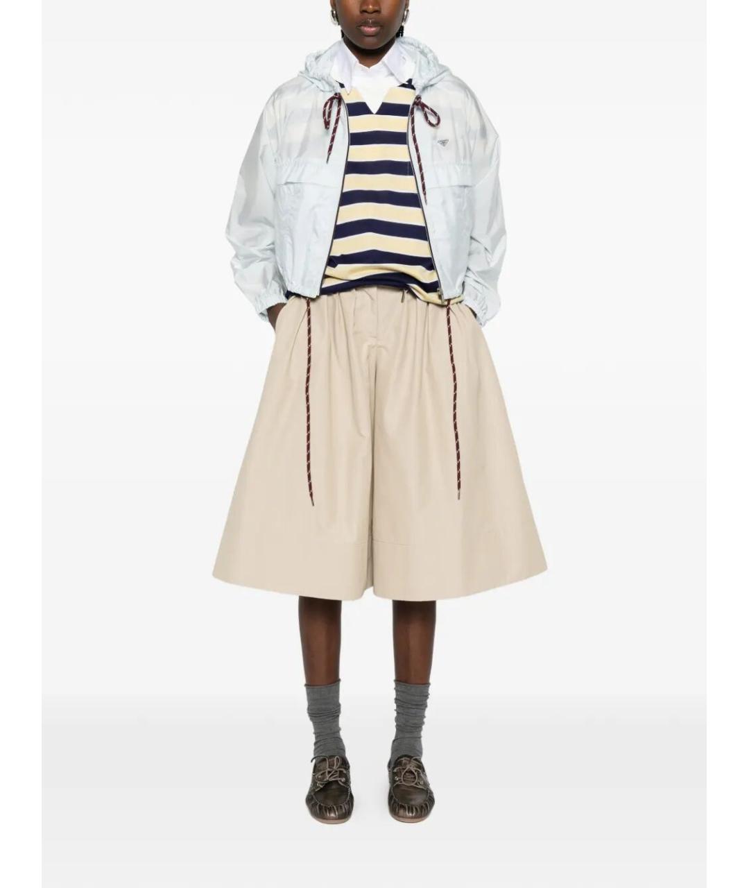 PRADA Белая полиамидовая куртка, фото 2