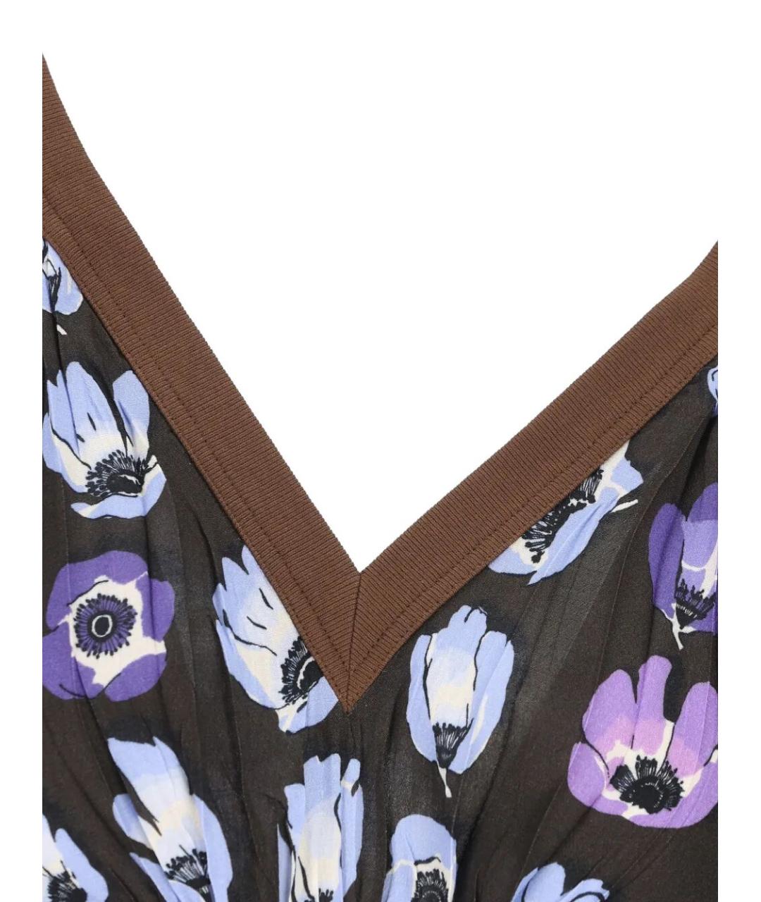 PRADA Мульти вискозное повседневное платье, фото 3