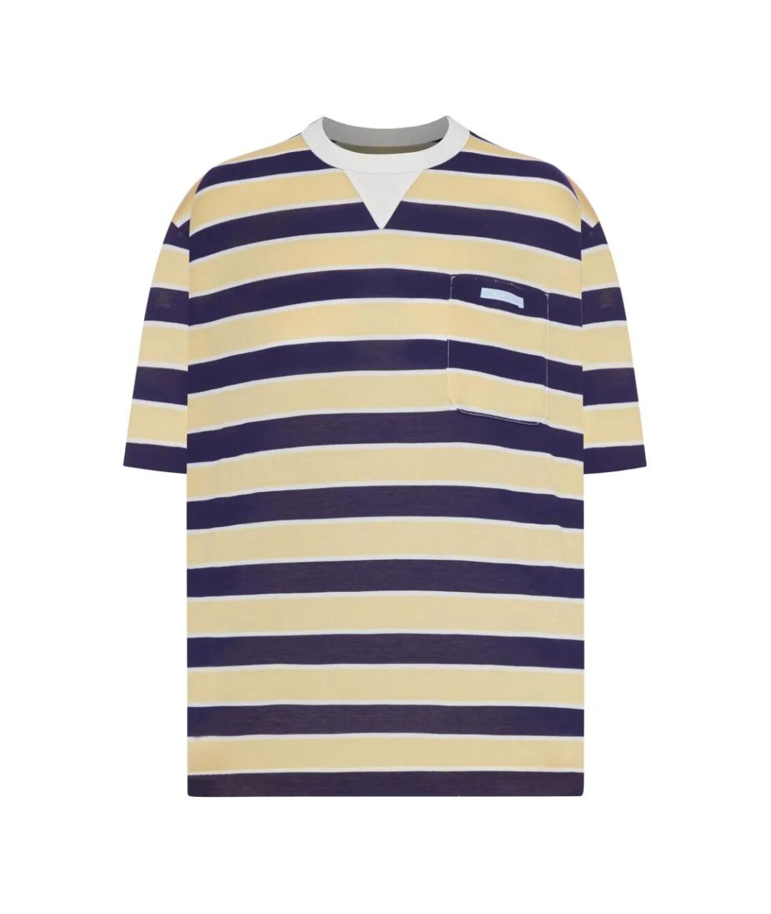 PRADA Мульти хлопковая футболка, фото 1