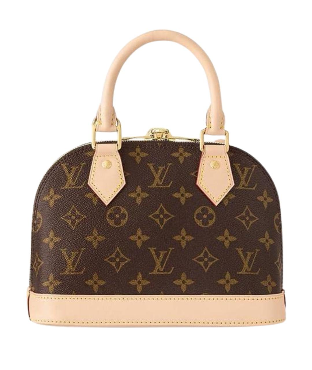LOUIS VUITTON Коричневая сумка с короткими ручками, фото 1