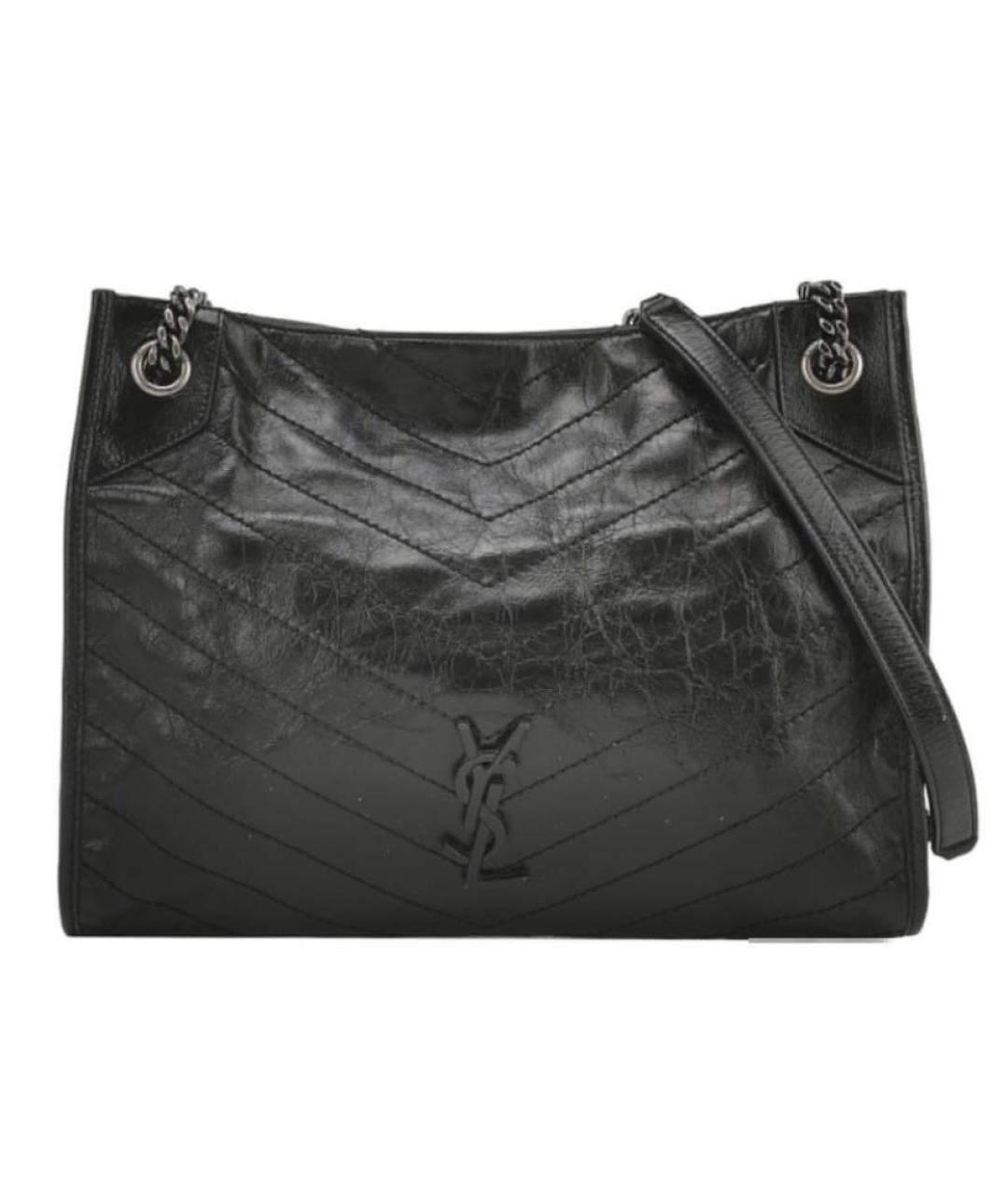 SAINT LAURENT Кожаная сумка тоут, фото 1