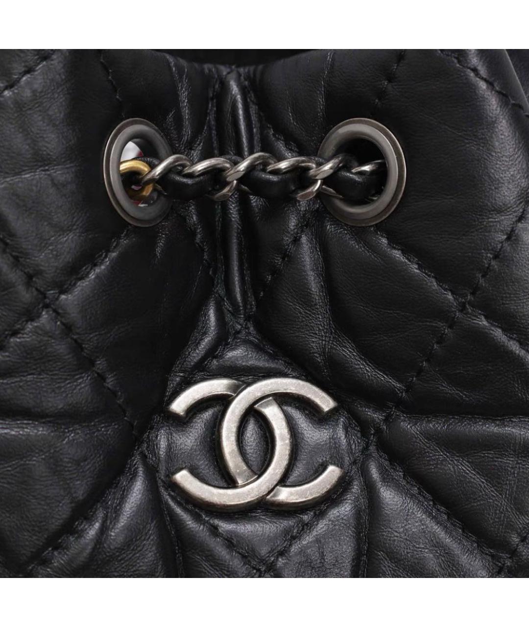 CHANEL Черный рюкзак, фото 3