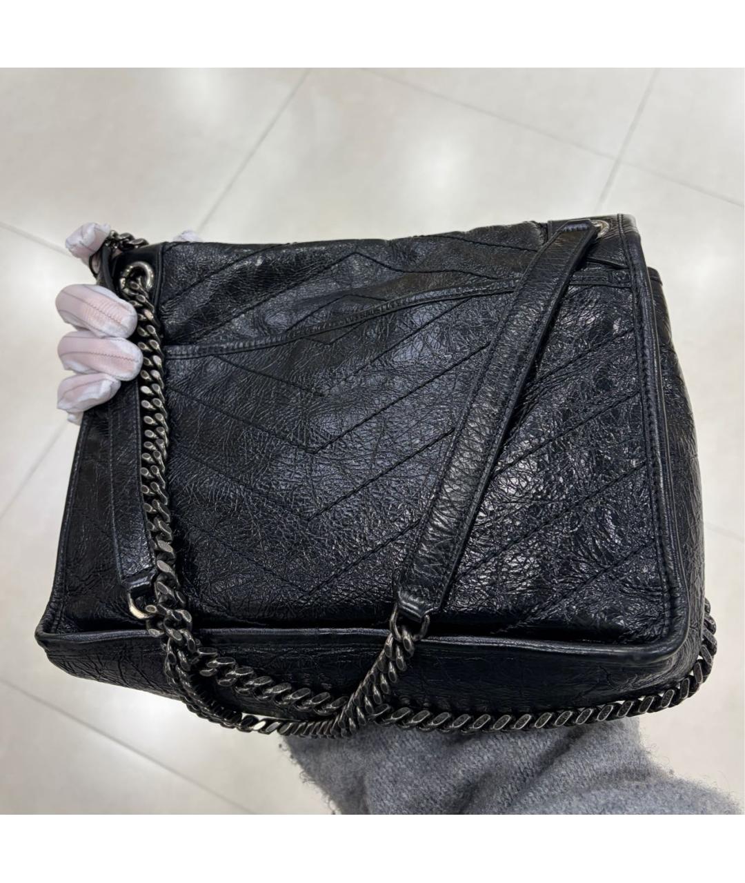 SAINT LAURENT Кожаная сумка через плечо, фото 3