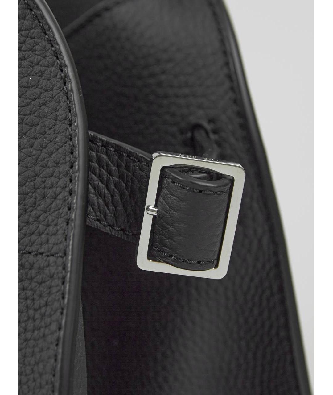 THE ROW Черная кожаная сумка тоут, фото 4