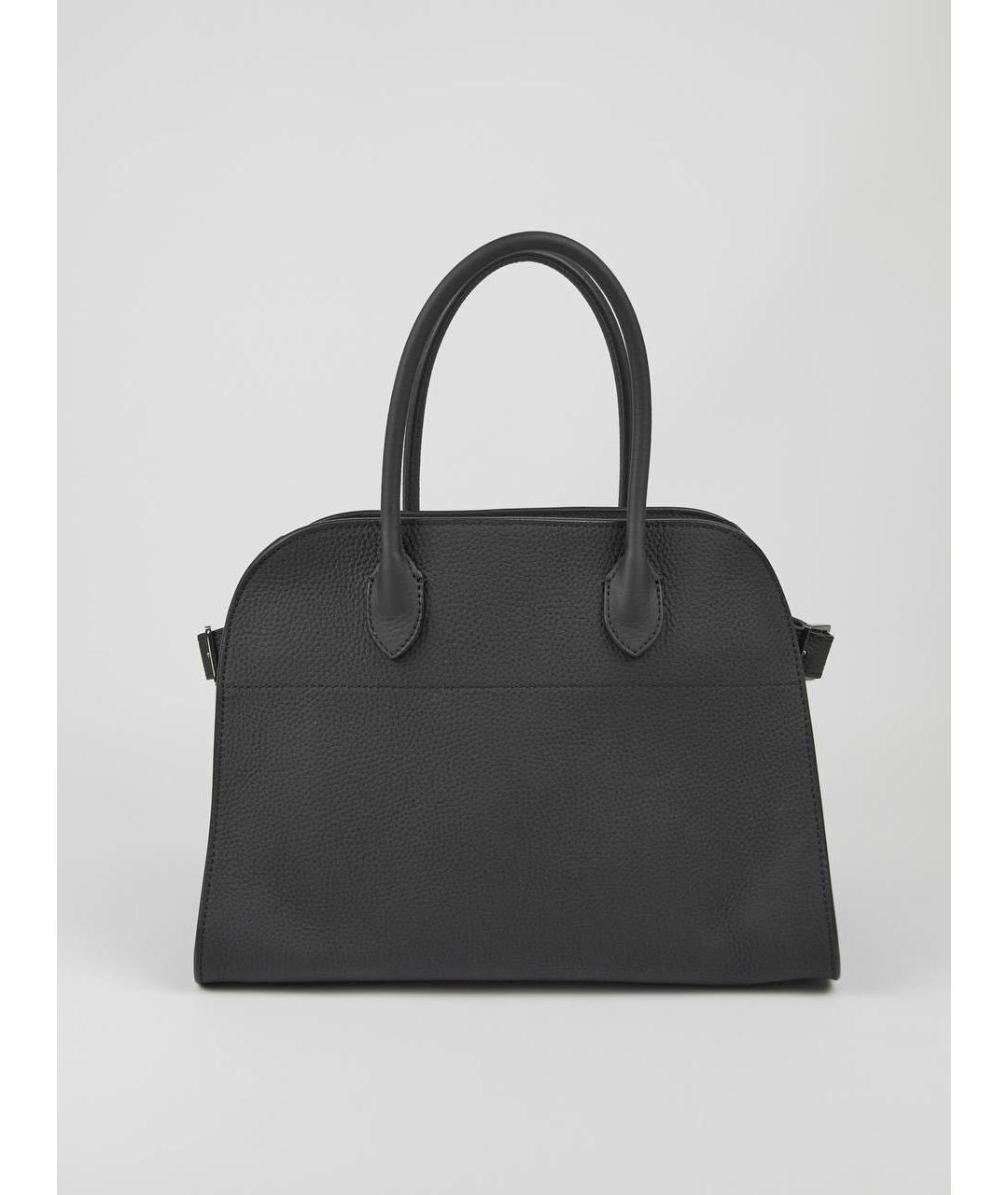 THE ROW Черная кожаная сумка тоут, фото 9