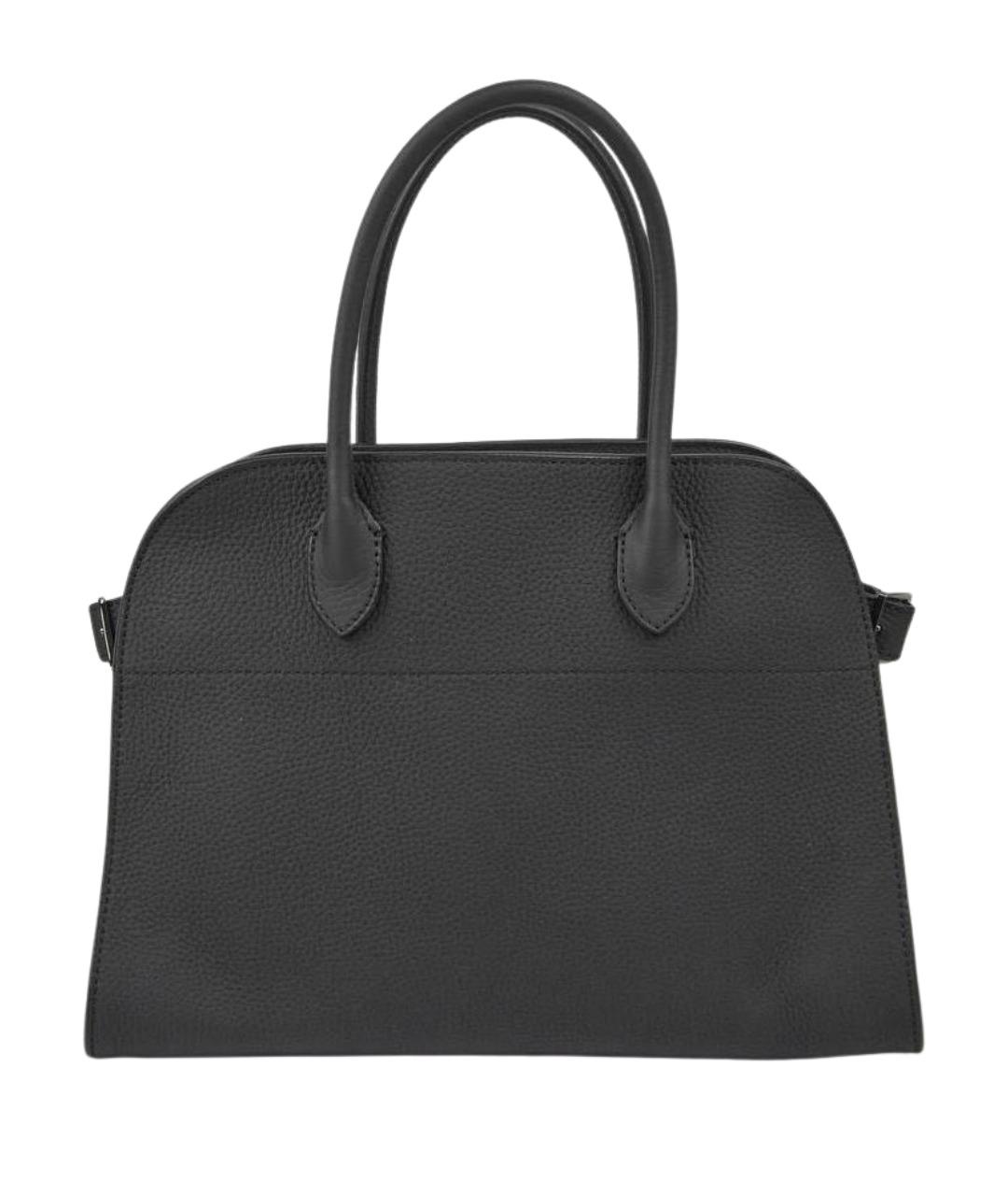 THE ROW Черная кожаная сумка тоут, фото 1