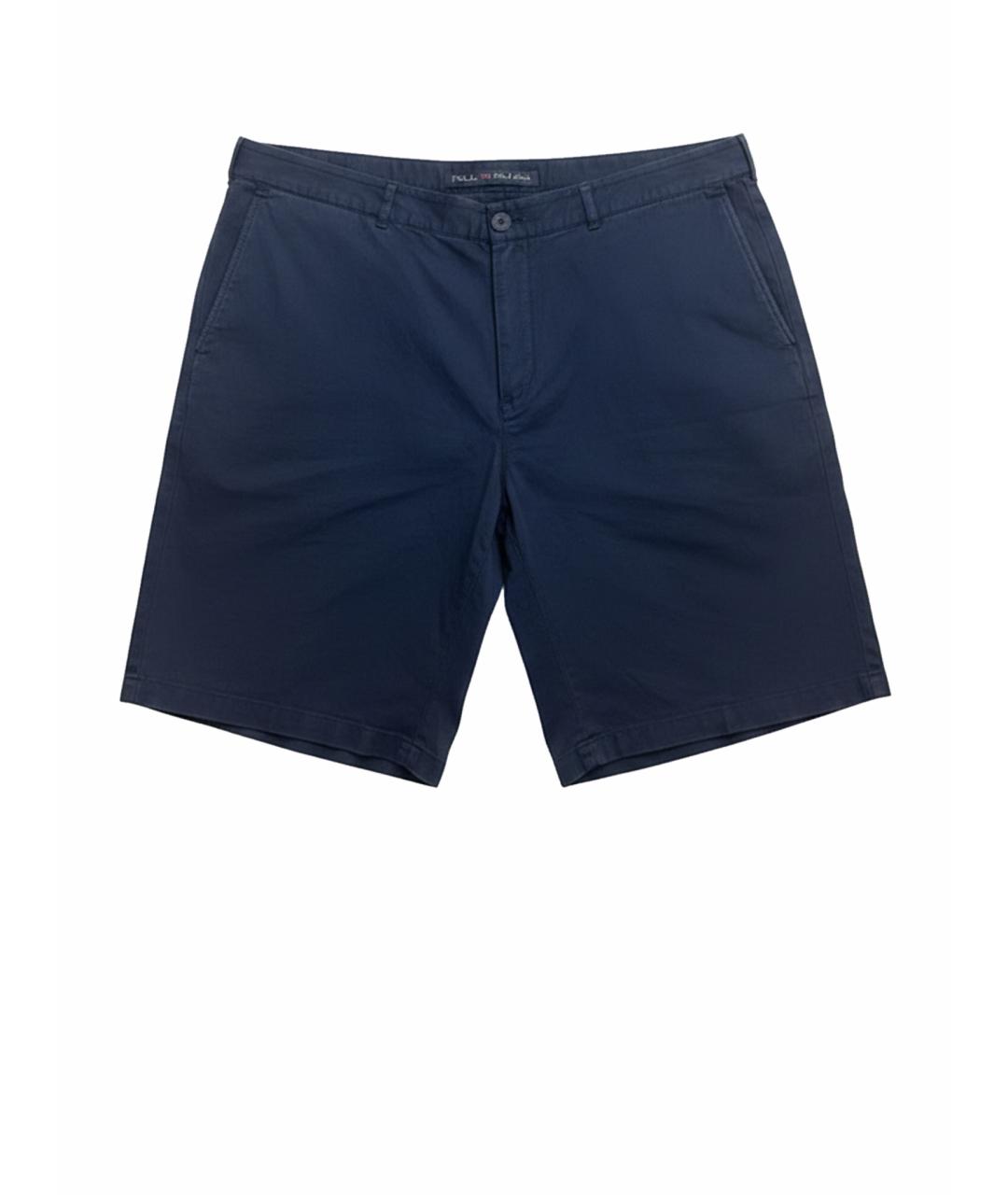 PAUL & SHARK Темно-синие хлопковые шорты, фото 1