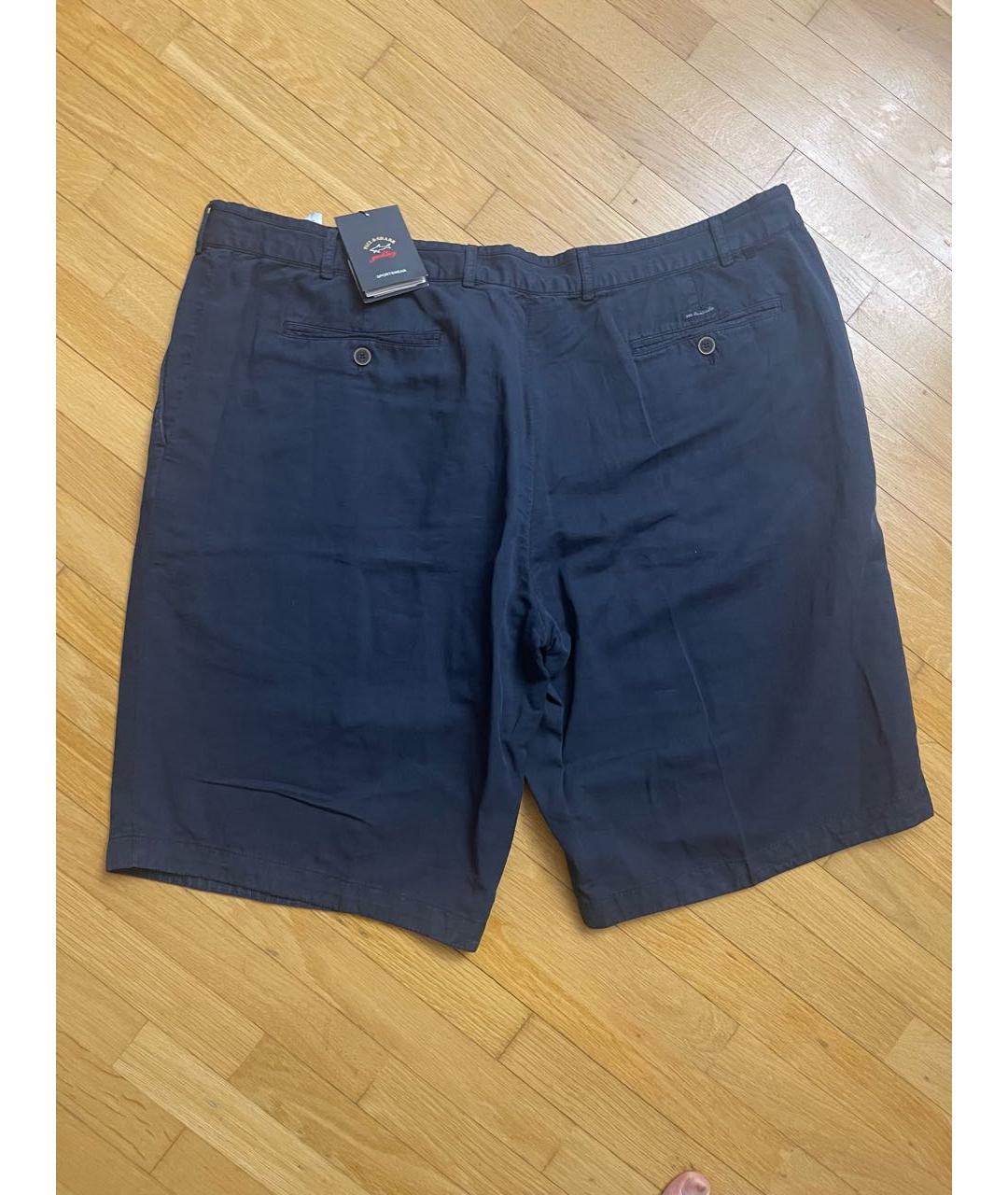 PAUL & SHARK Темно-синие хлопковые шорты, фото 8