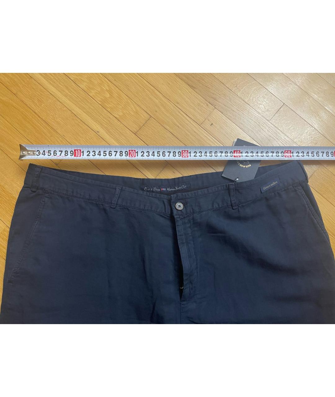 PAUL & SHARK Темно-синие хлопковые шорты, фото 7