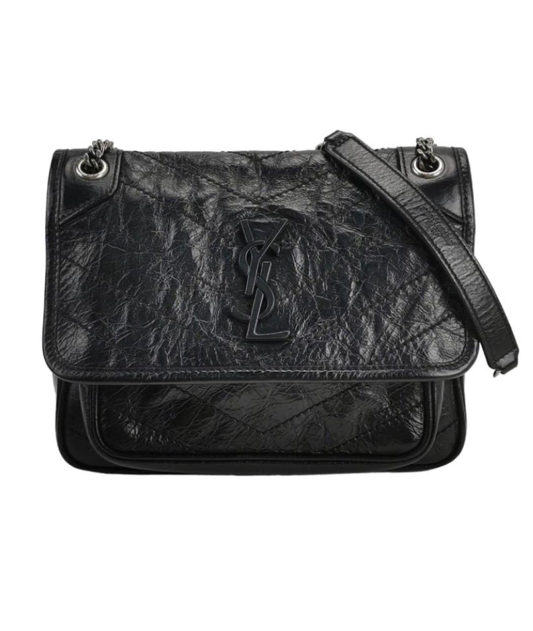 SAINT LAURENT Кожаная сумка через плечо, фото 1