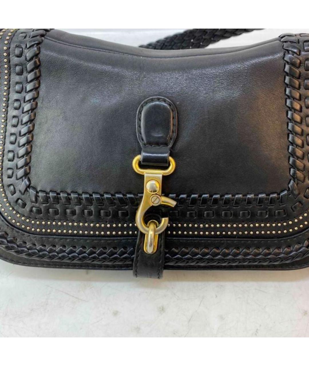 GUCCI Черная кожаная сумка через плечо, фото 3
