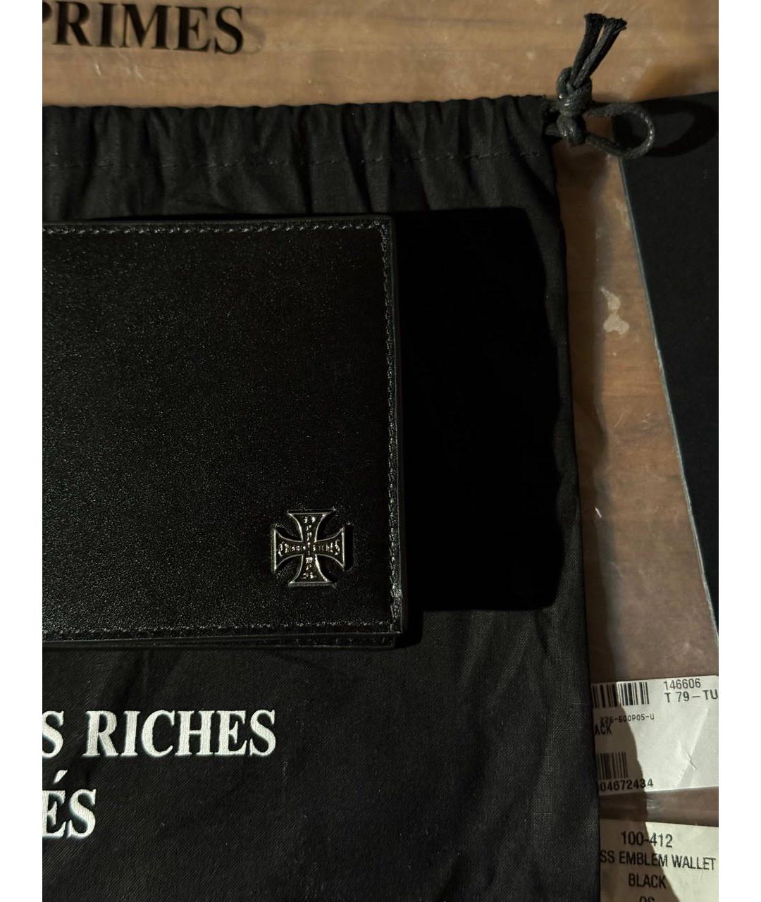 Enfants Riches Déprimés Черный кожаный кошелек, фото 2