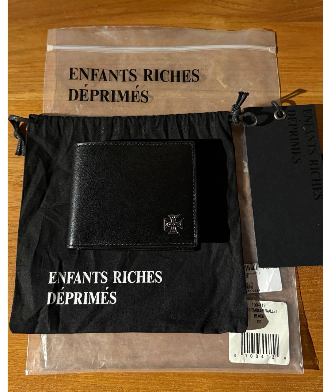Enfants Riches Déprimés Черный кожаный кошелек, фото 5