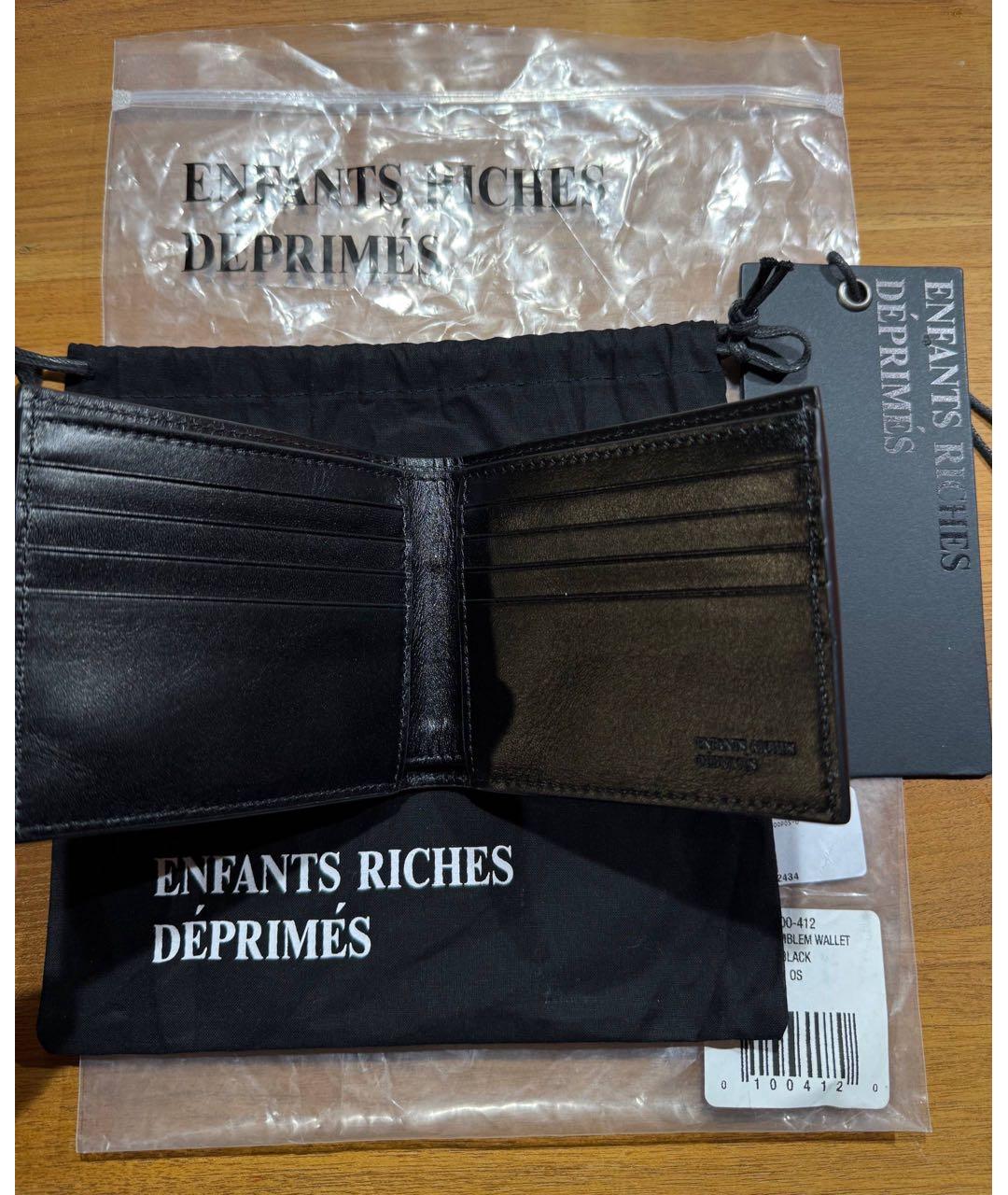 Enfants Riches Déprimés Черный кожаный кошелек, фото 4