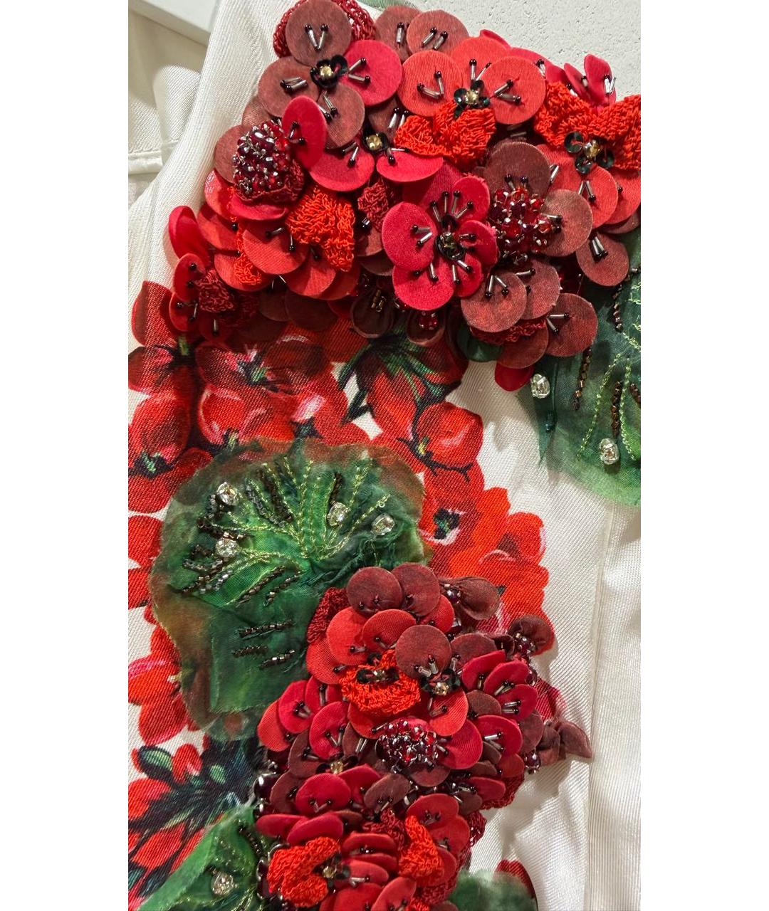 DOLCE&GABBANA Мульти шелковое пальто, фото 8