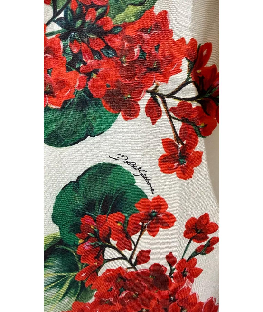 DOLCE&GABBANA Мульти шелковое пальто, фото 4