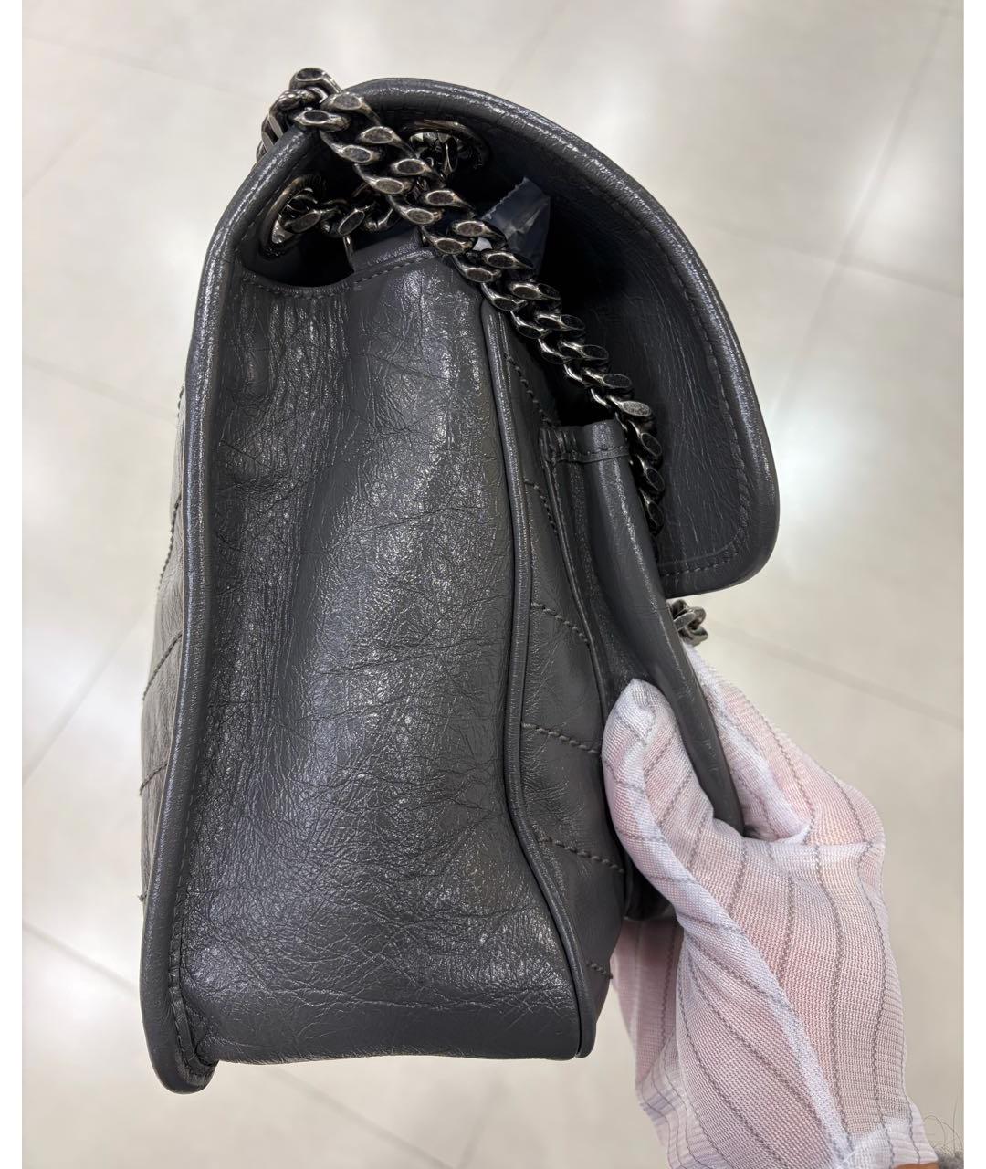 SAINT LAURENT Кожаная сумка через плечо, фото 4