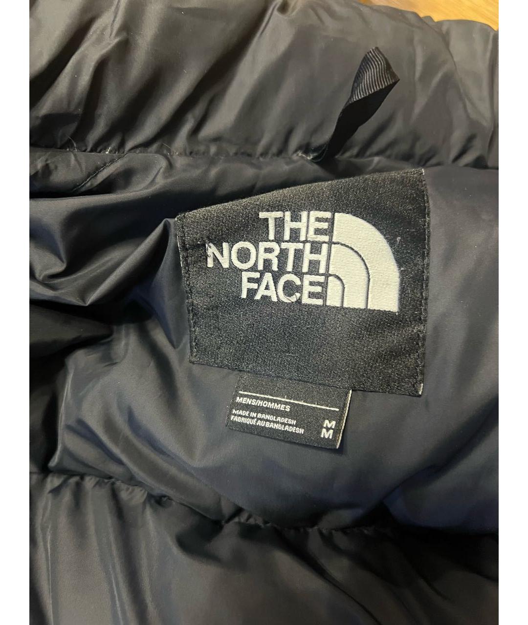 THE NORTH FACE Горчичный полиамидовый пуховик, фото 3