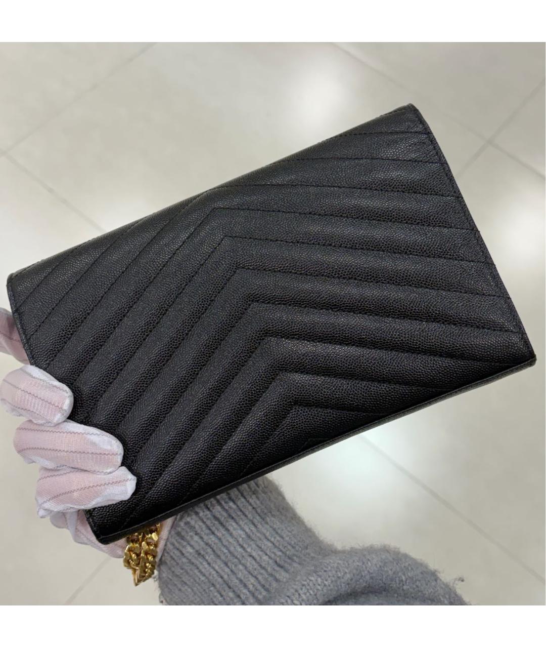 SAINT LAURENT Кожаная сумка через плечо, фото 3