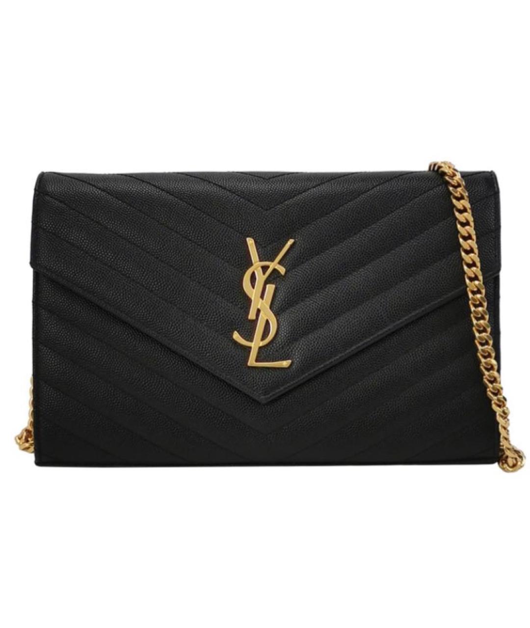 SAINT LAURENT Кожаная сумка через плечо, фото 5