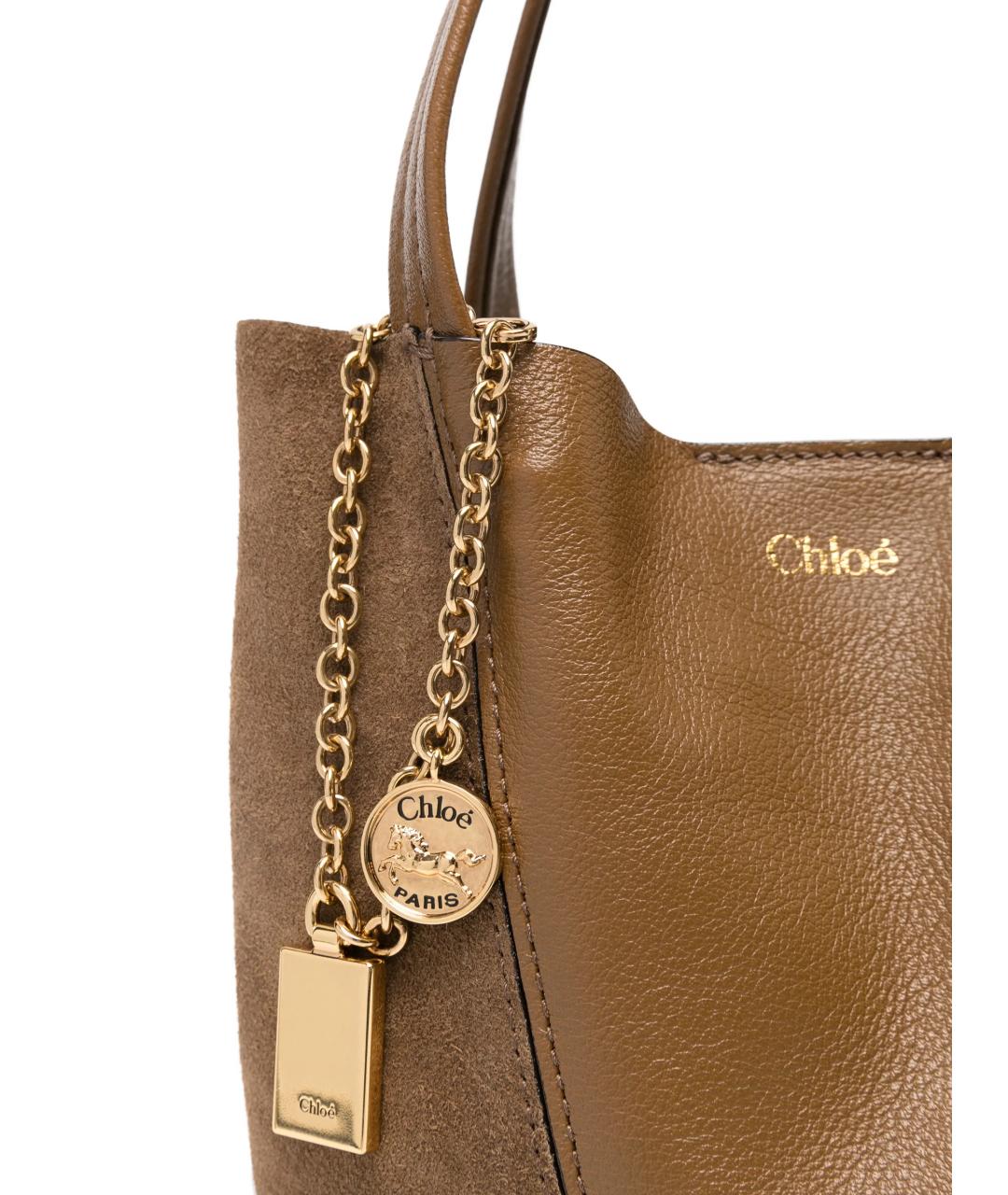 CHLOE Кожаная сумка тоут, фото 4