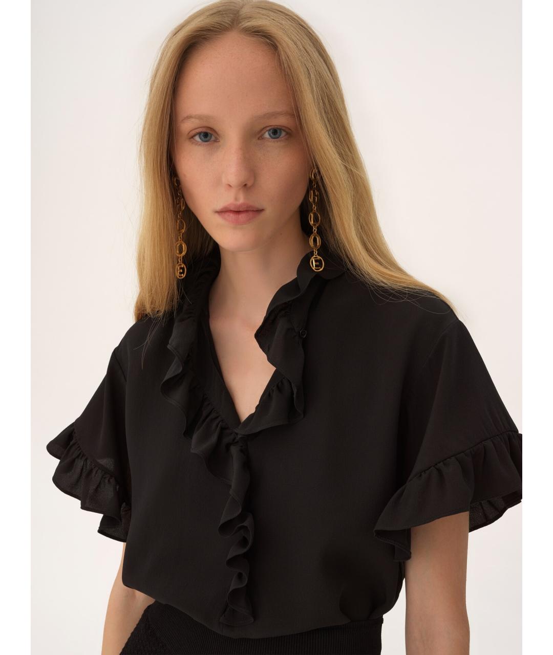 CHLOE Золотые металлические серьги, фото 2