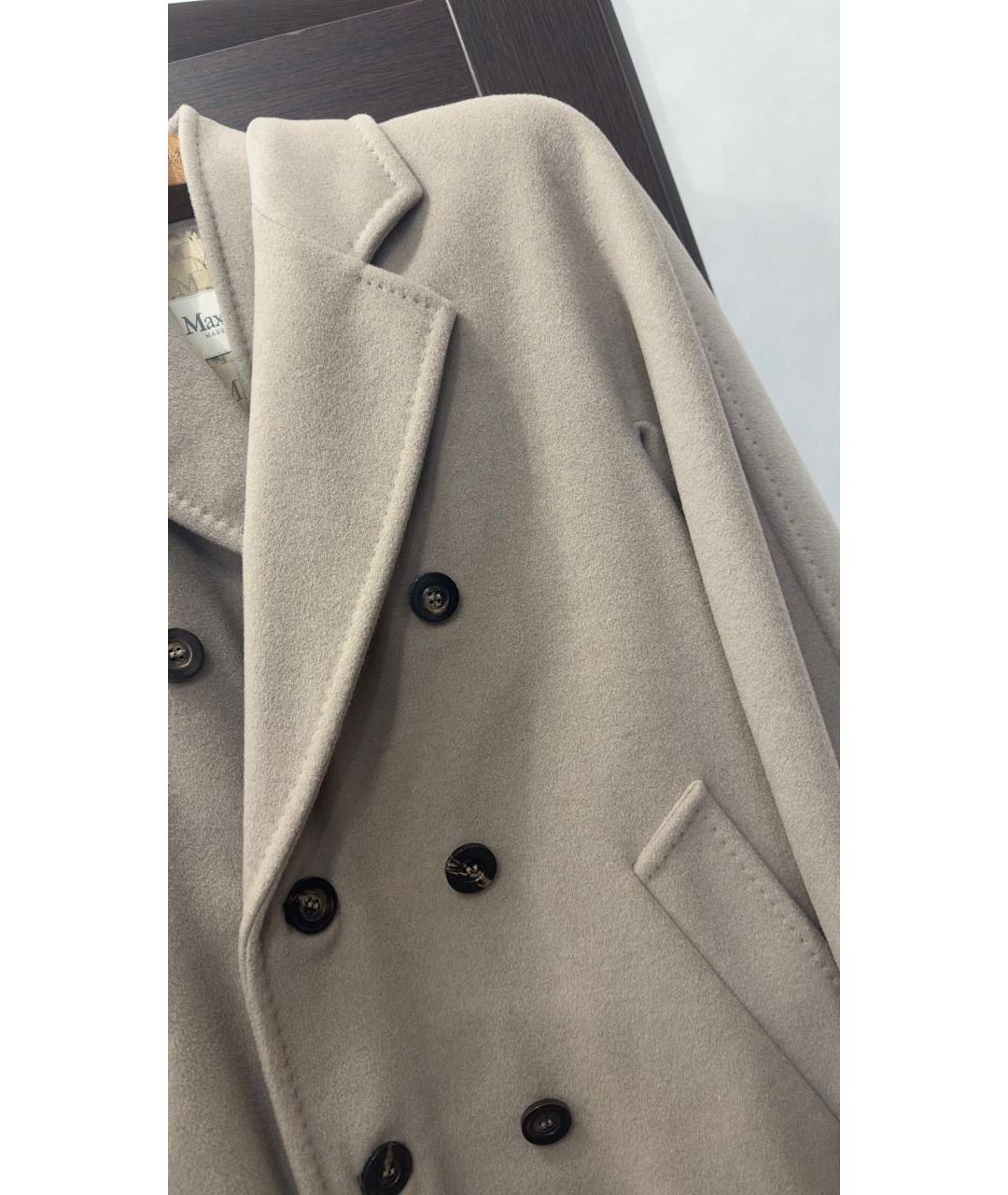 'S MAX MARA Бежевое кашемировое пальто, фото 2