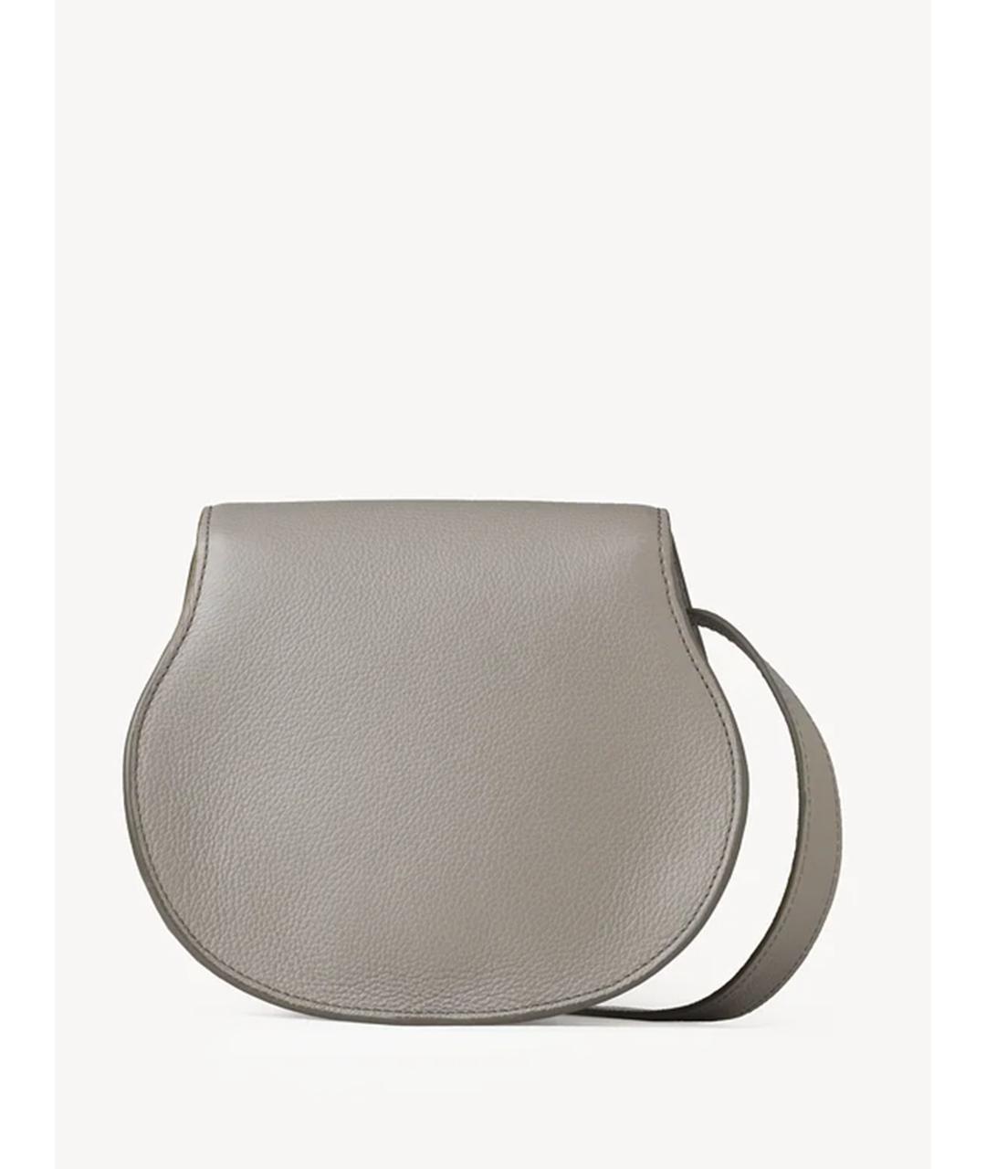 CHLOE Серая кожаная сумка через плечо, фото 2