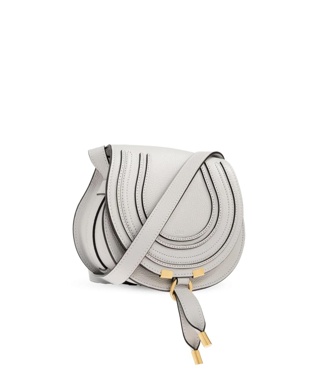 CHLOE Серая кожаная сумка через плечо, фото 3