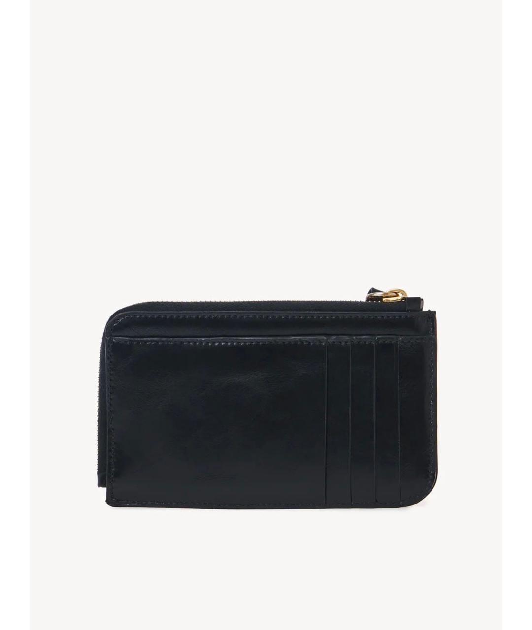 CHLOE Черный кожаный кардхолдер, фото 4