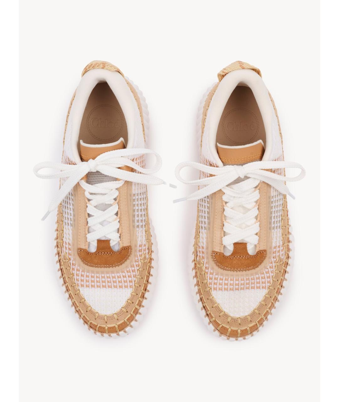 CHLOE Бежевые кроссовки, фото 3